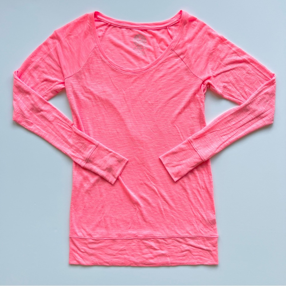 SO Pink Heathered T-Shirt, Extra Small